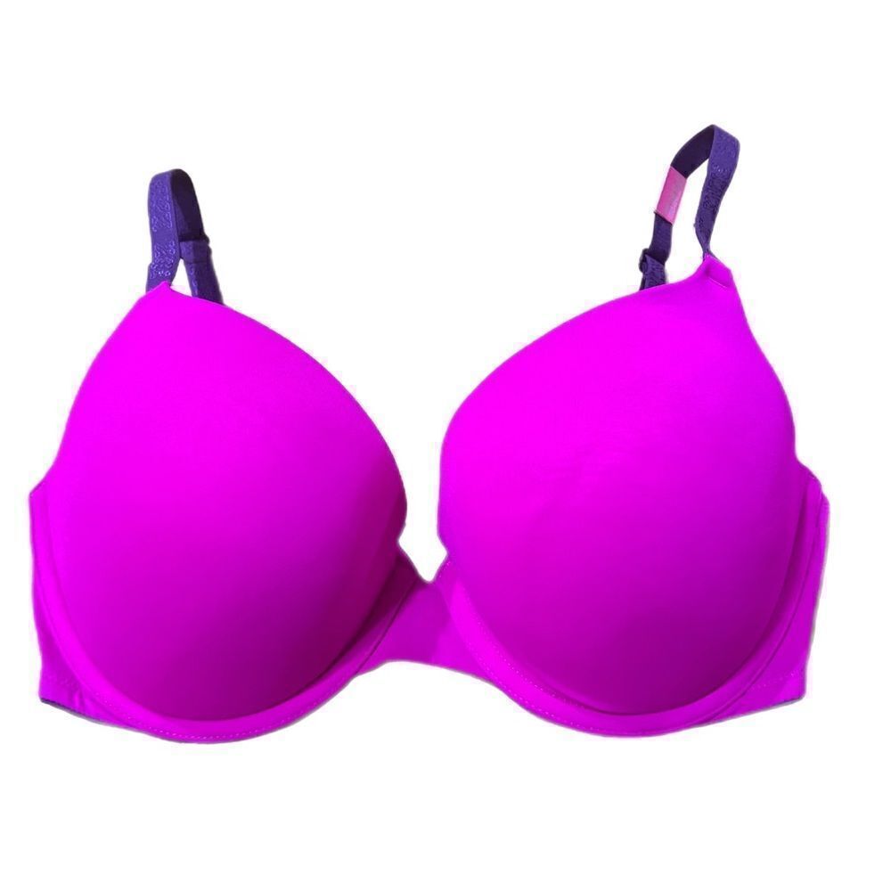Victoria’s Secret Pink wear everywhere Push Up Padded Magenta Bra 32DD